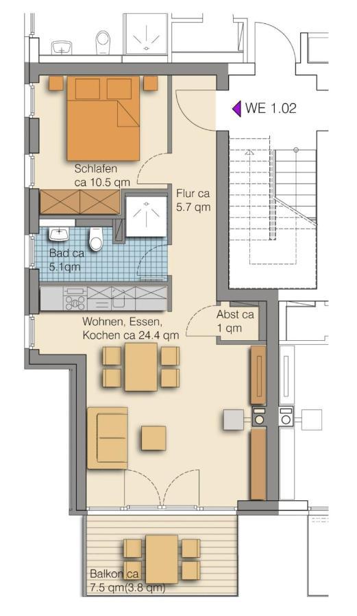 Ferienwohnung Auszeit Glowe Bagian luar foto